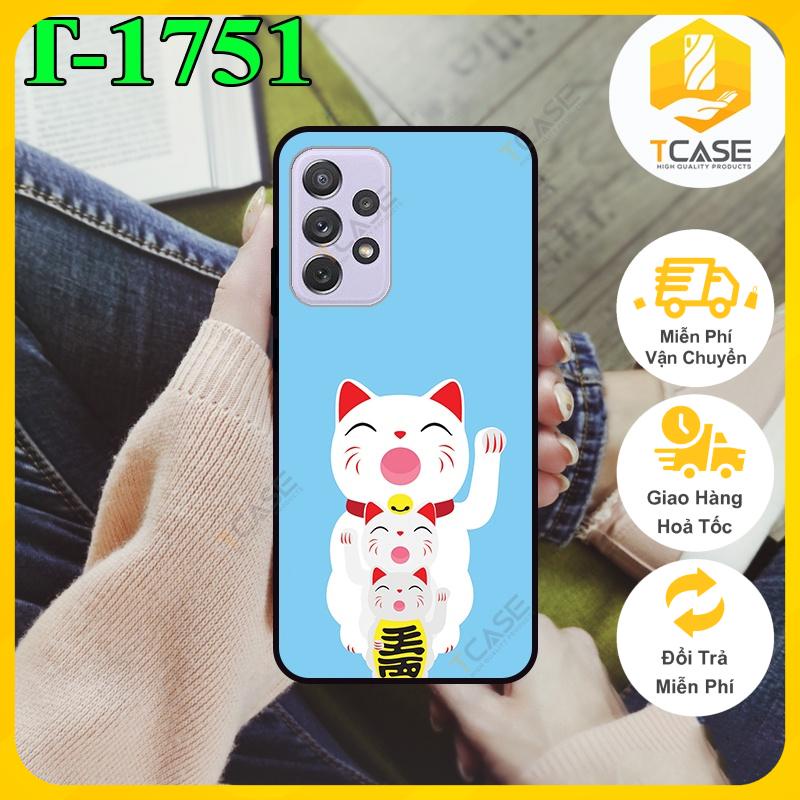 Ốp lưng Samsung Galaxy A52, A52 5G, 52s 5G, A72, A72 5G in hình mèo thần tài