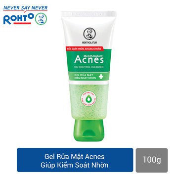 Gel rửa mặt kiểm soát nhờn Acnes Oil Control tuýp 100g