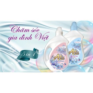 COMBO 2 CAN NƯỚC GIẶT ATA HỒNG