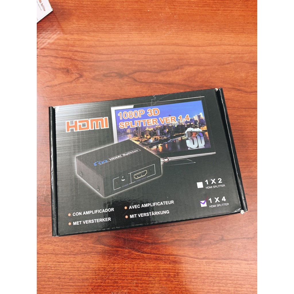 Bộ chia HDMI 1 ra 4 – HDMI Splitter 1x4