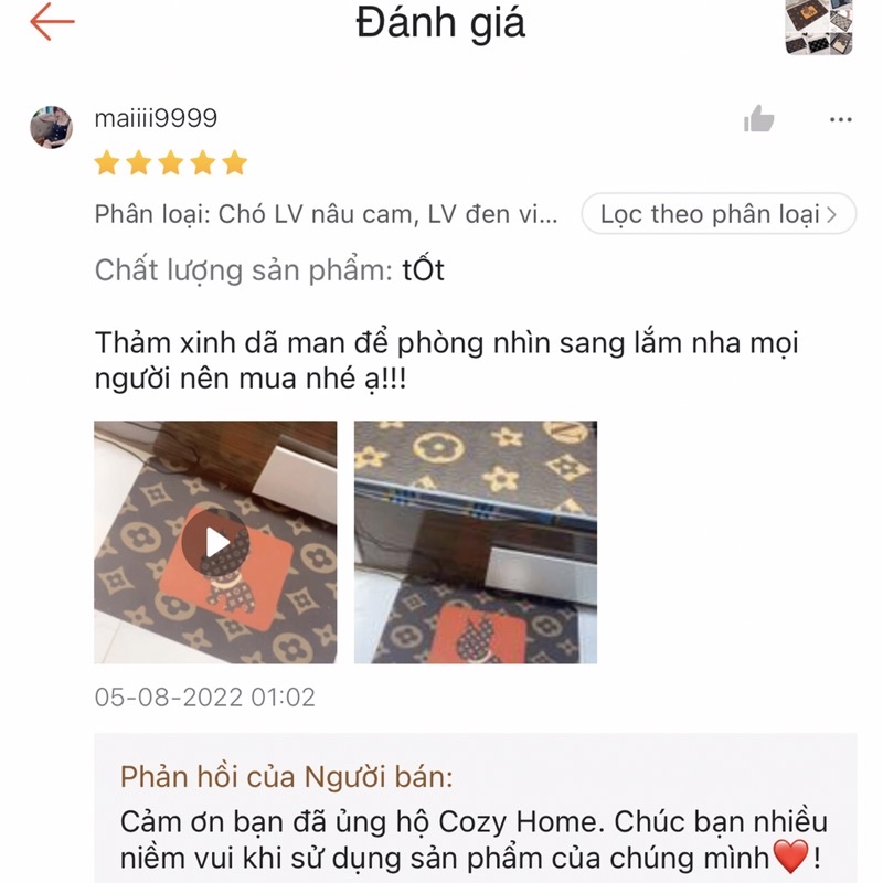 Thảm lau chân HÀNG CAO CẤP thảm chùi chân silicon siêu thấm nước hoạ tiết Thương Hiệu sang trọng - CH117