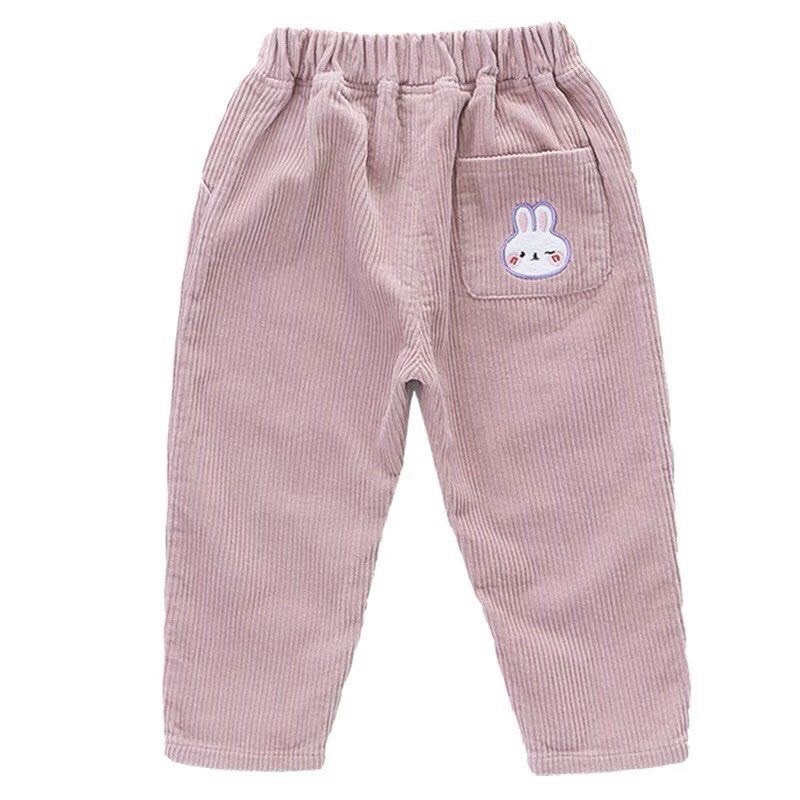 Set 3 quần nhung tăm jogger cho bé trai, bé gái vừa ấm vừa phong cách, màu đẹp, tây kết hợp hợp đồ dễ