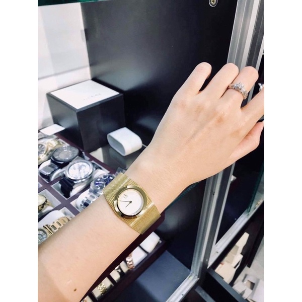 Đồng Hồ Nữ Calvin Klein dạng kiềng case 27mm