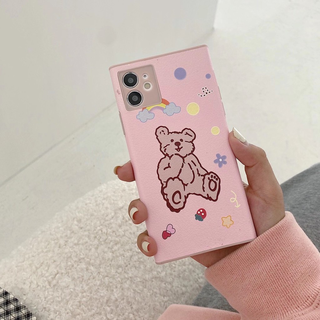 Ốp Lưng Dẻo In Hình Gấu Dễ Thương Cho Iphone 7 / 8 + / Ix / Xr / Xsmax / 11 / Pro / Pro Max / 12mini / 12 / Pro / Promax | BigBuy360 - bigbuy360.vn