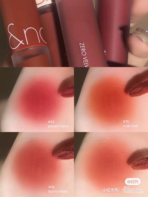 [ CÓ MÀU MỚI ] SON ROMAND ZERO VELVET TINT