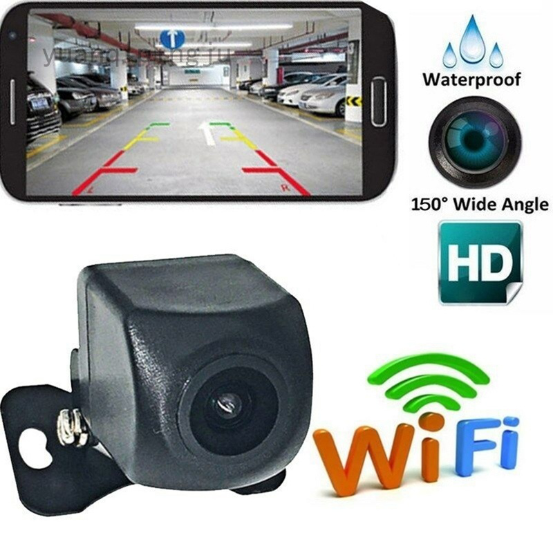 Camera Lùi Xe Hơi Không Dây Wifi Tầm Nhìn Ban Đêm Góc Rộng