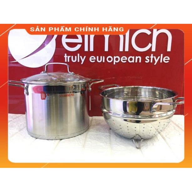 NỒI HẤP INOX 304 ELMICH 22CM EL3360, 26CM EL3361