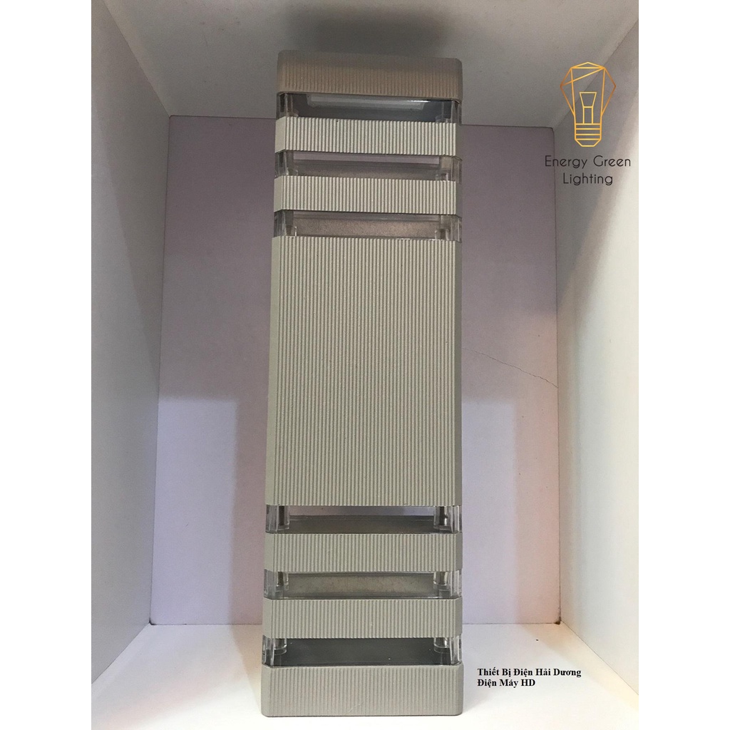 Combo 3 Đèn tường Atimol 2 Đầu Đui Energy Green Lighting E27 3358/2 Decor Vintage trụ cổng cột nhà chiếu sáng- 3 Vạch kẻ