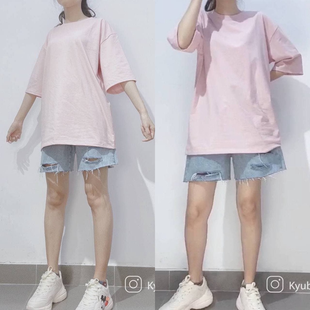 Quần sọt jean ngố lửng nữ rách tua Kyubi Ulzzang form rộng (Có Bigsize, Size đại) - Quần Short Jean Kyubi JN11