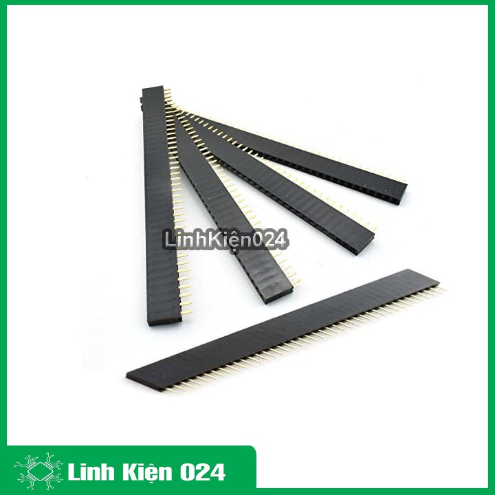 Thanh jump cái đơn 1x40P 2.54mm (đen)