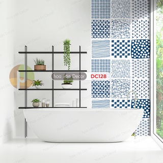 [ Nhiều mẫu ] Decal gạch bông dán bếp, dán tường không thấm nước, SO.20cm