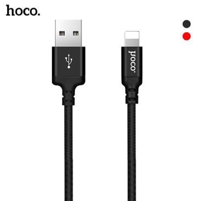 ✔ ✔️Cáp Sạc nhanh dây,chống đứt dù HoCo X14 USB Cáp IP6/7/8/8Plus/X/XsMax máy nghe nhạc táo,tablet táo