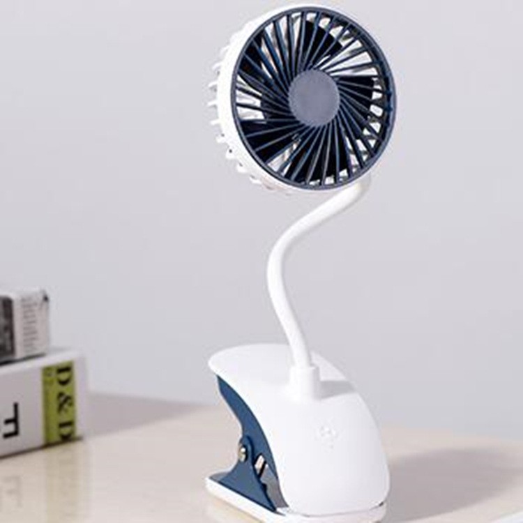 Quạt để bàn văn phòng đa năng xoay 360 độ kẹp bàn  Tích điện USB  Chế độ quạt êm  Quạt cực mát  Thiết kế tinh tế