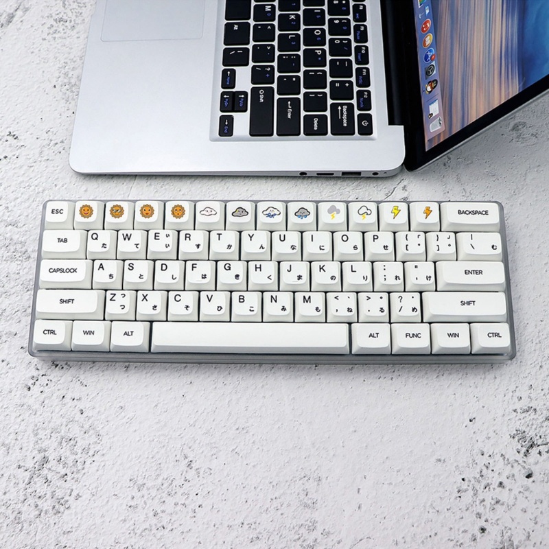 Bộ 12 Nút Bàn Phím XDA PBT Hình Đám Mây Dễ Thương Cho MX Switches D