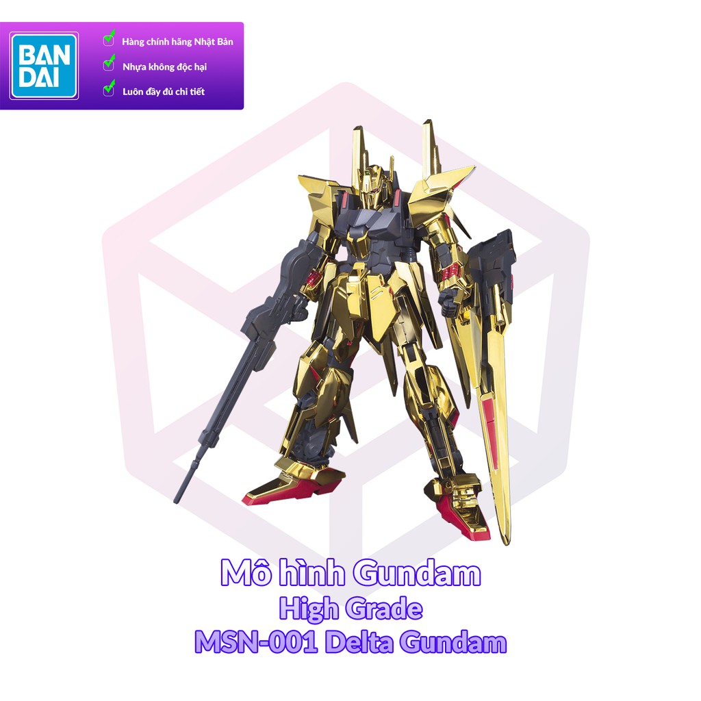Mô hình Gundam Bandai HG MSN-001 Delta Gundam 1/144 MS Gundam [GDB] [BHG]
