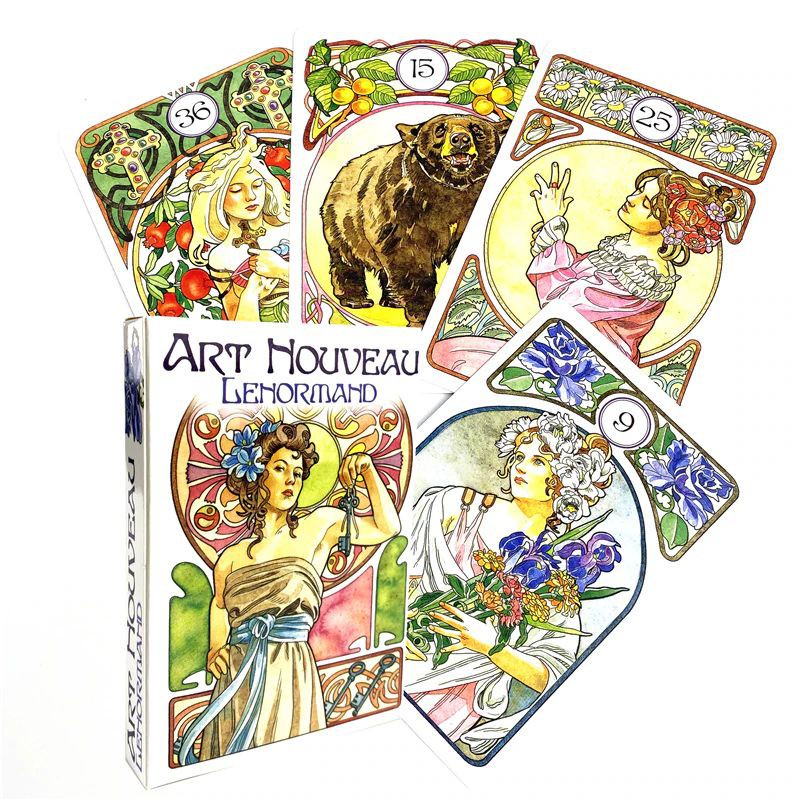 Bộ bài Art Nouveau Lenormand Oracle V16 Nifoki