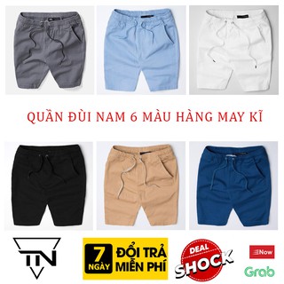 Quần Short Nam, Quần Đùi Kaki Mềm Mịn 6 Màu Trẻ Trung Phong Cách Hàn Quốc Cạp Chun Có Dây Rút - Dino.Store