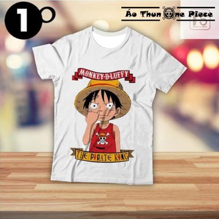 ⚡️freeship⚡️áo thun in hình monkey d. luffy one piece chibi dễ thương giá rẻ