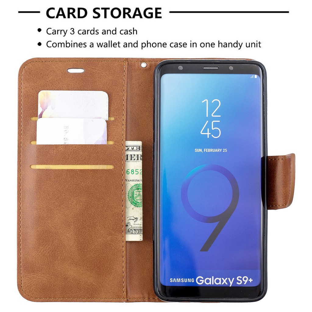 SAMSUNG GALAXY S9 PLUS S9 Bao da điện thoại có nắp đậy cho