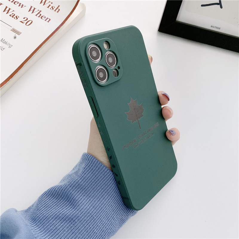 iPhone 6 6s 7 8 Plus X XR XSMAX Side Cube Straight Side TPU Case Phone Cover