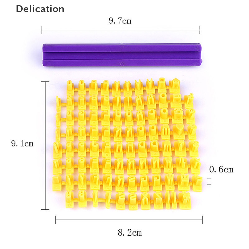 Khuôn Cắt Bánh Quy Hình Chữ Cái Và Số