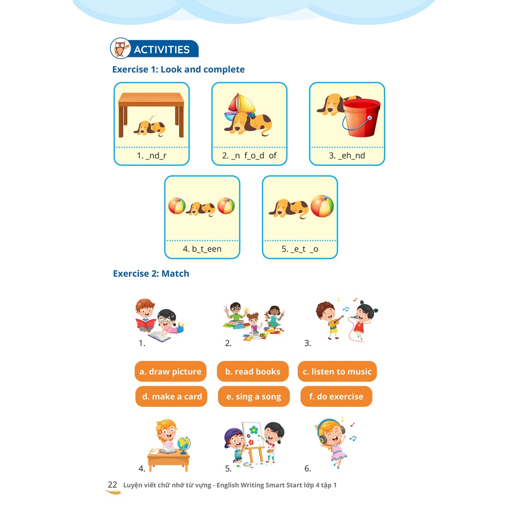 Sách - Luyện viết chữ nhớ từ vựng – English Writing Smart Start lớp 4 tập 1