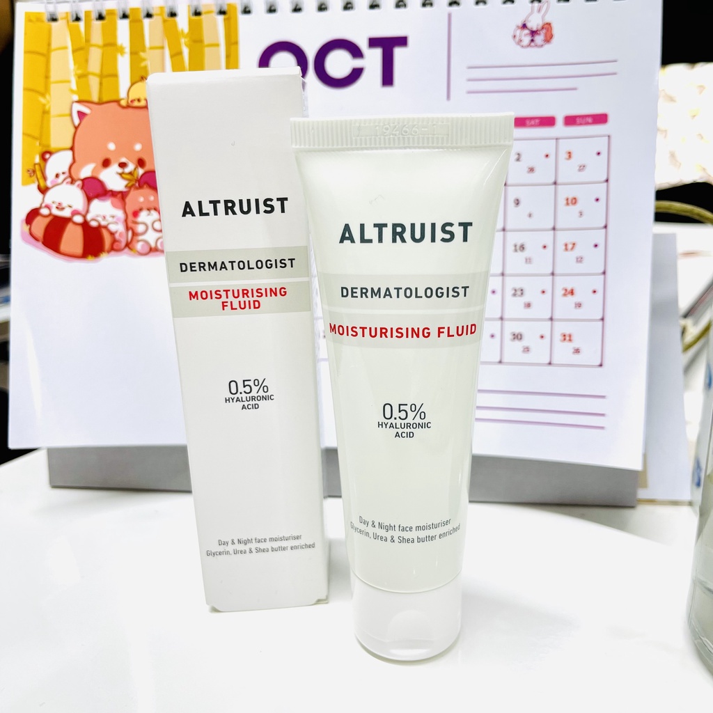 Kem dưỡng Altruist moisturising fluid 0.5% Hyaluronic acid dưỡng ẩm, phục hồi toàn diện 50ml