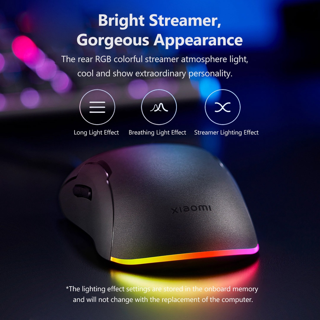 Xiaomi Youpin Chuột máy tính có dây   Lite 220iPS 400-6200DPI