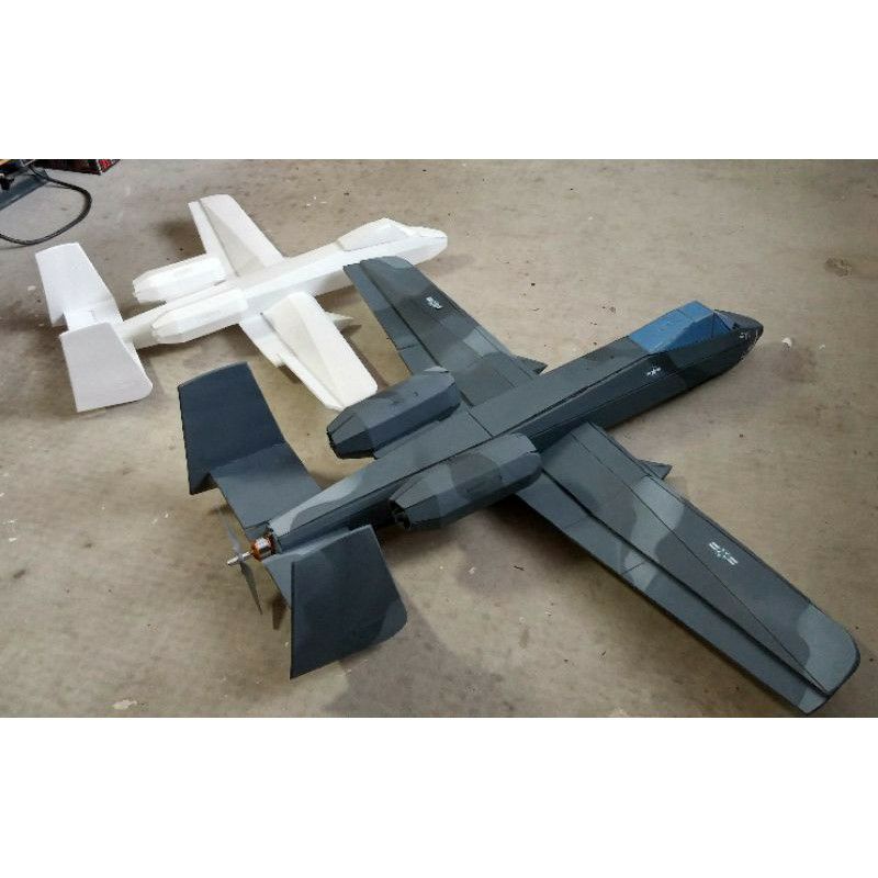 Bộ vỏ kit máy bay A-10 sải 90cm- 1mét20cm