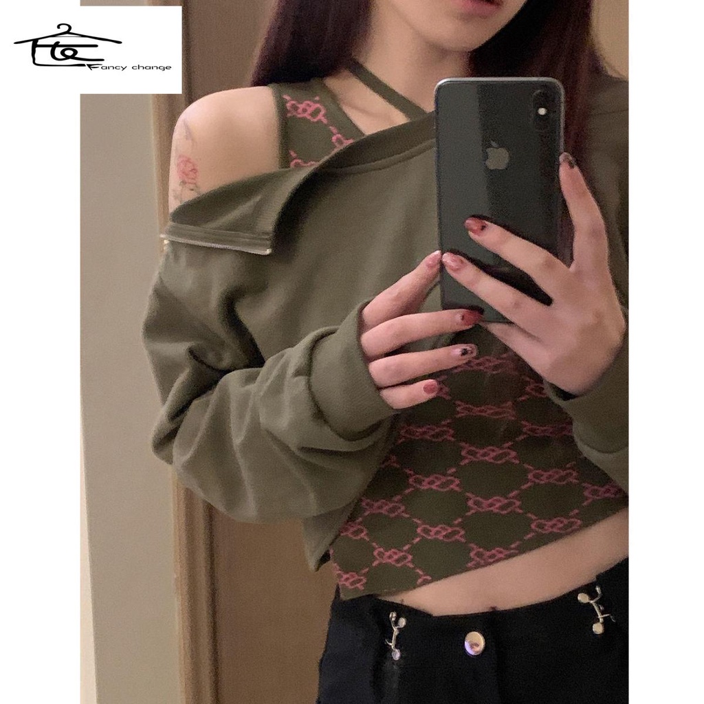 Hàng Có Sẵn Bán Chạy~Áo Sweater Không Dây Hở Vai Phong Cách Desire Phong Cách Thời Trang Mùa Xuân Mới Cho Nữ
