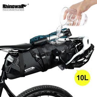  Túi đựng đồ Rhinowalk gắn yên xe đạp chống thấm nước 5L / 10L / 13L màu đen