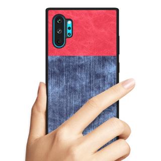 For Samsung Galaxy Note 10 Case Luxury Soft TPU edge+Cloth texture protective Back Cover Case