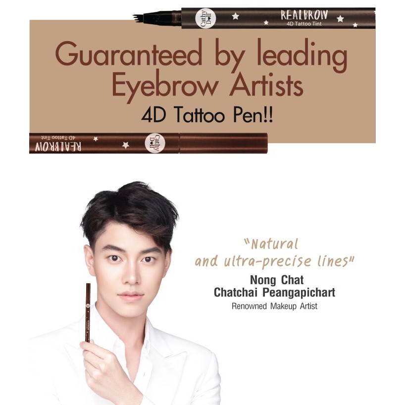 BÚT XĂM MÀY CATHY DOLL REAL BROW 4D TATTOO TINT | BigBuy360 - bigbuy360.vn