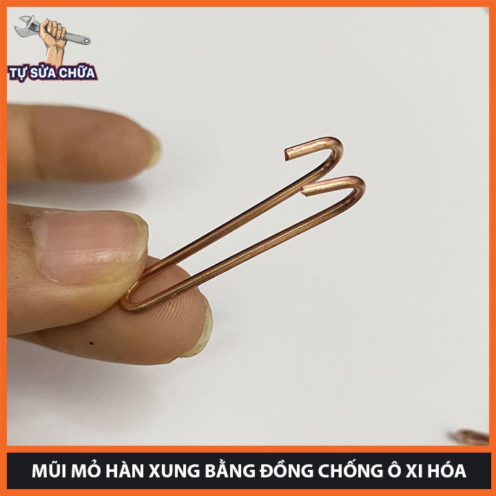 Combo 50 mũi mỏ hàn xung chuyên dụng bằng đồng, dẫn nhiệt nhanh có khả năng chống ô xi hóa cao, HÀNG LOẠI XỊN