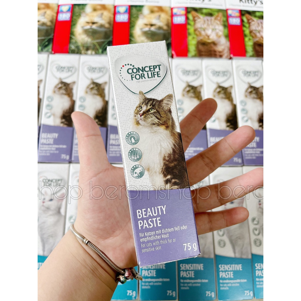 GEL DƯỠNG LÔNG CHO MÈO TRƯỞNG THÀNH CONCEPT FOR LIFE BEAUTY 75G NHẬP ĐỨC GIÁ CỰC RẺ
