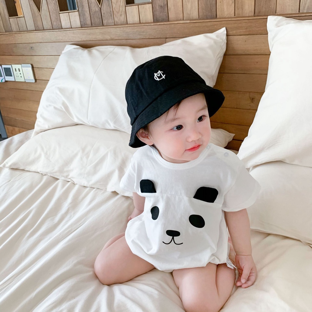 ROMPER  FREESHIP  BODY SUIT HÌNH GẤU PANDA CHO BÉ SƠ SINH - BỘ ÁO LIỀN QUẦN CHO BÉ ĐI CHƠI CHỤP HÌNH THÔI NÔI