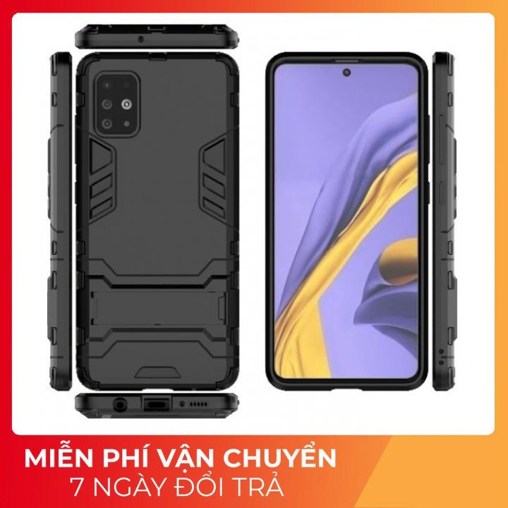 Ốp lưng samsung galaxy a51 chống sốc , tích hợp chân chống xem phim cao cấp