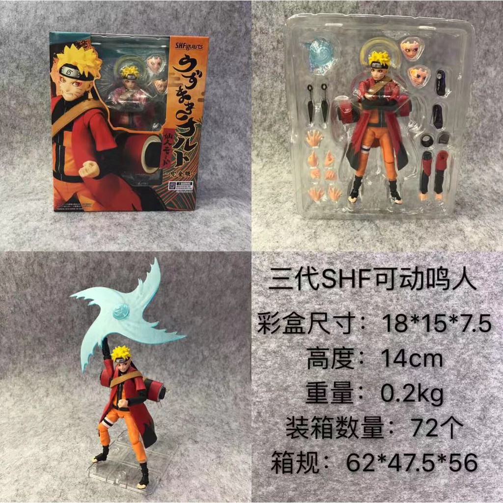 Mô Hình Nhân Vật Naruto 3 Chế Độ Di Chuyển Được