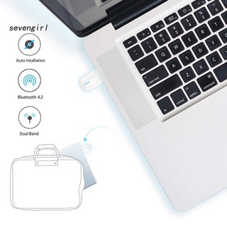 Usb Wifi 2.4g/5g Bluetooth 4.2 Cho Pc Laptop