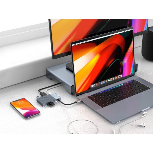 Cổng Chuyển/ Hub USB-C 6in1 HDMI 4K, USB 3.0, SD, MicroSD, USB-C, Jack 3.5mm GEN 2 HyperDrive