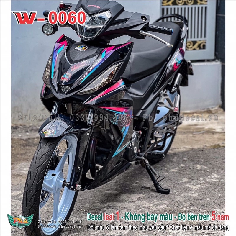 Tem rời winner Đen 7 màu