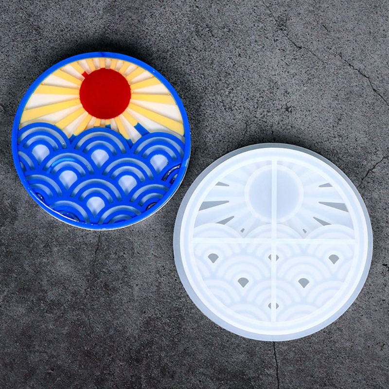 Khuôn silicone làm đế lót ly DIY tiện dụng