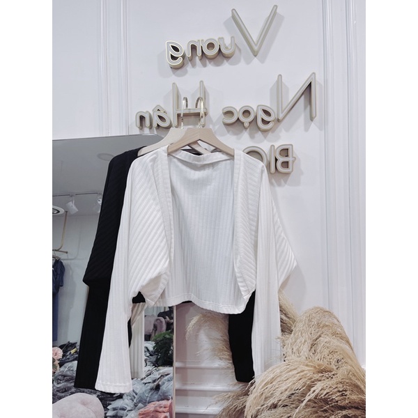 Áo Khoác Len Tay Dơi, Áo Khoác Hờ