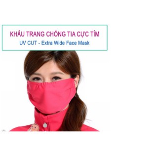 CHÍNH HÃNG: Khẩu Trang Chống Tia UV Cut Off 96% Hàng Nhật Bản Cao Cấp
