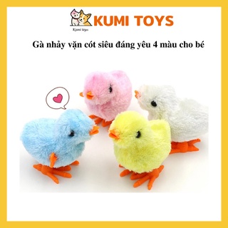 Gà Dây Cót, Gà Con Vặn Dây Cót Đồ Chơi Cho Bé Hàng Đẹp Lông Mịn Kumi toys