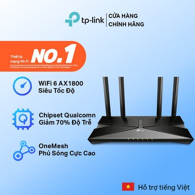 [WiFi 6 Mới] Bộ Phát Router Wifi TP-Link Archer AX23, Chuẩn AX1800, Tốc Độ 1.8Gbps
