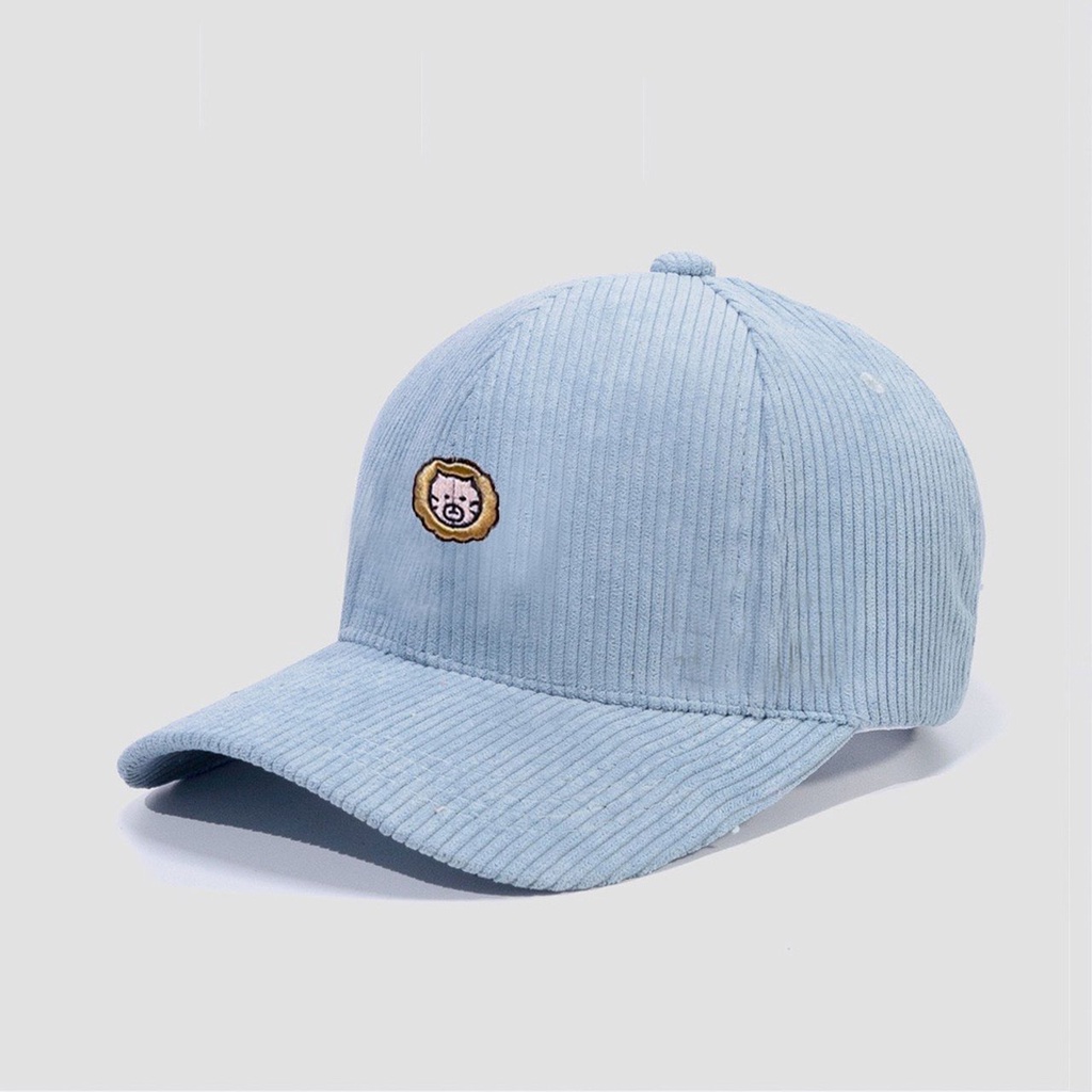 Mũ Lưỡi Trai Unisex Nam nữ Thêu Mặt Sư Tử 430 Phong Cách Thời Trang - Hata24h