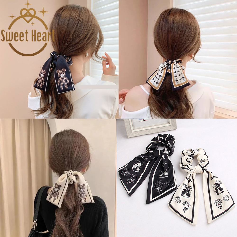 Dây Buộc Tóc Có Chi Tiết Nơ Vintage Thời Trang Cho Nữ