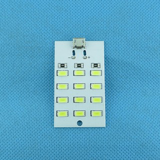 Module 12 bóng LED siêu sáng nguồn micro USB- Linhkiendientusv.vn