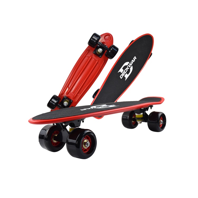 Deckwar Ván Trượt Skateboard Cỡ 57Cm Họa Tiết Cá Phong Cách Retro Cho Trẻ Em